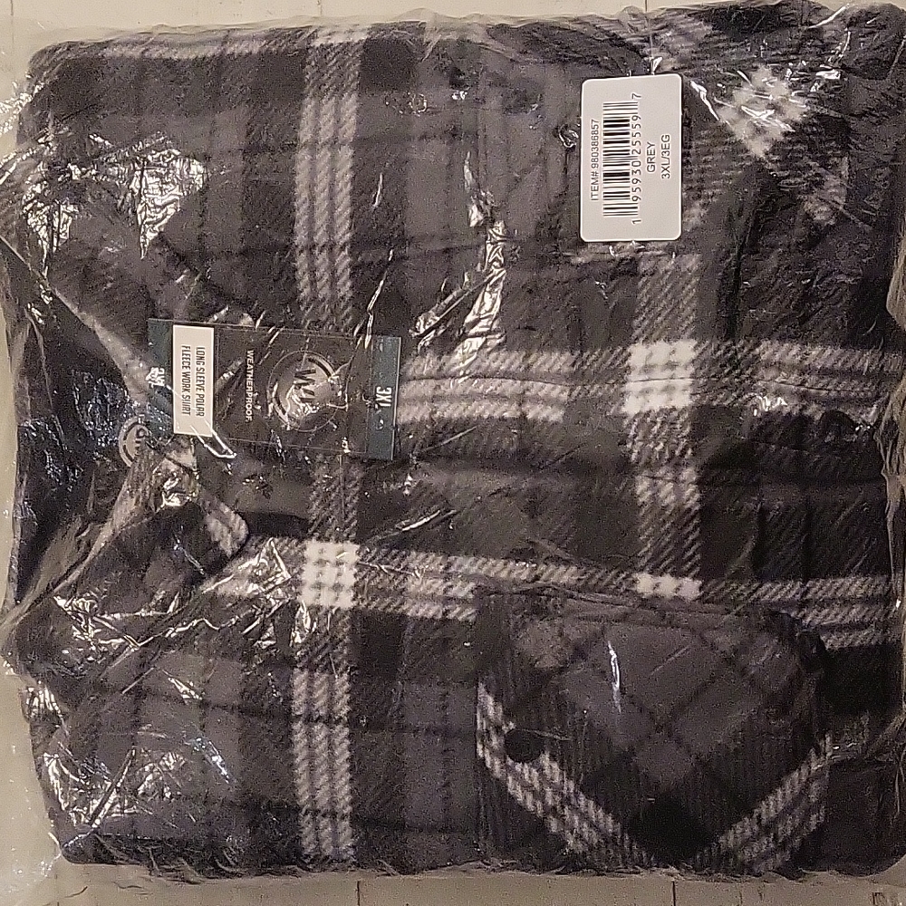 Weatherproof Long Sleeve Polar Fleece Work Shirt 3XL NEW